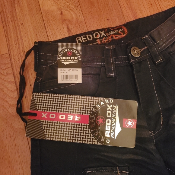 Red ❤ Ox 🐂 Jeans 👖 - Picture 5 of 7